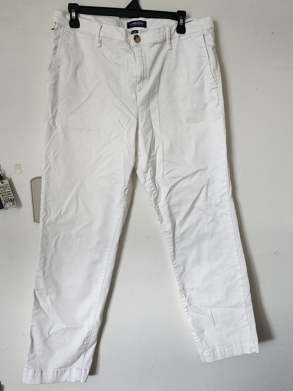 Nautica Women’s White Cotton Chinos